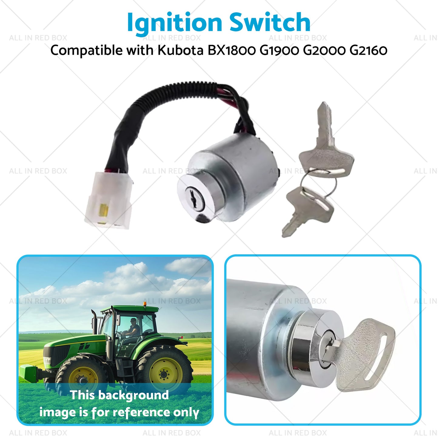 {{ Ignition Switch 66101-55200 Suitable for Kubota BX1800 G1900 G2000 66101-55200 }} - Buy Car Parts Online at {{ Kaka Auto Parts }}.