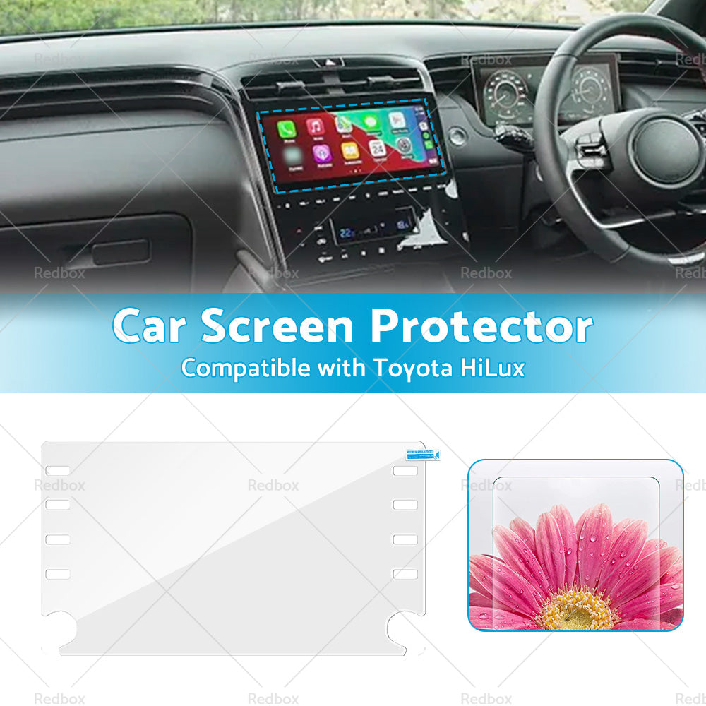 {{ Suitable For Toyota HiLux 2021-2022 Car Touchscreen Protector Tempered Glass 8in }} - Buy Car Parts Online at {{ Kaka Auto Parts }}.