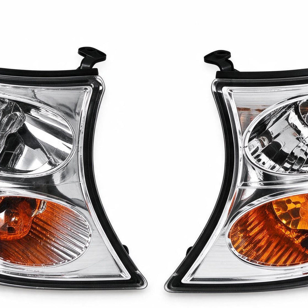 Corner Lamp Chrome Set Suitable for Toyota Hiace Quantum Regius 2005-2019 - XQ1