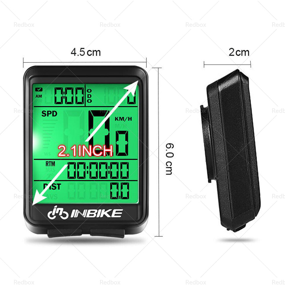 {{ Wireless Cycling Bike Bicycle LCD Cycle Speedometer Computer Odometer Waterproof }} - Buy Car Parts Online at {{ Kaka Auto Parts }}.