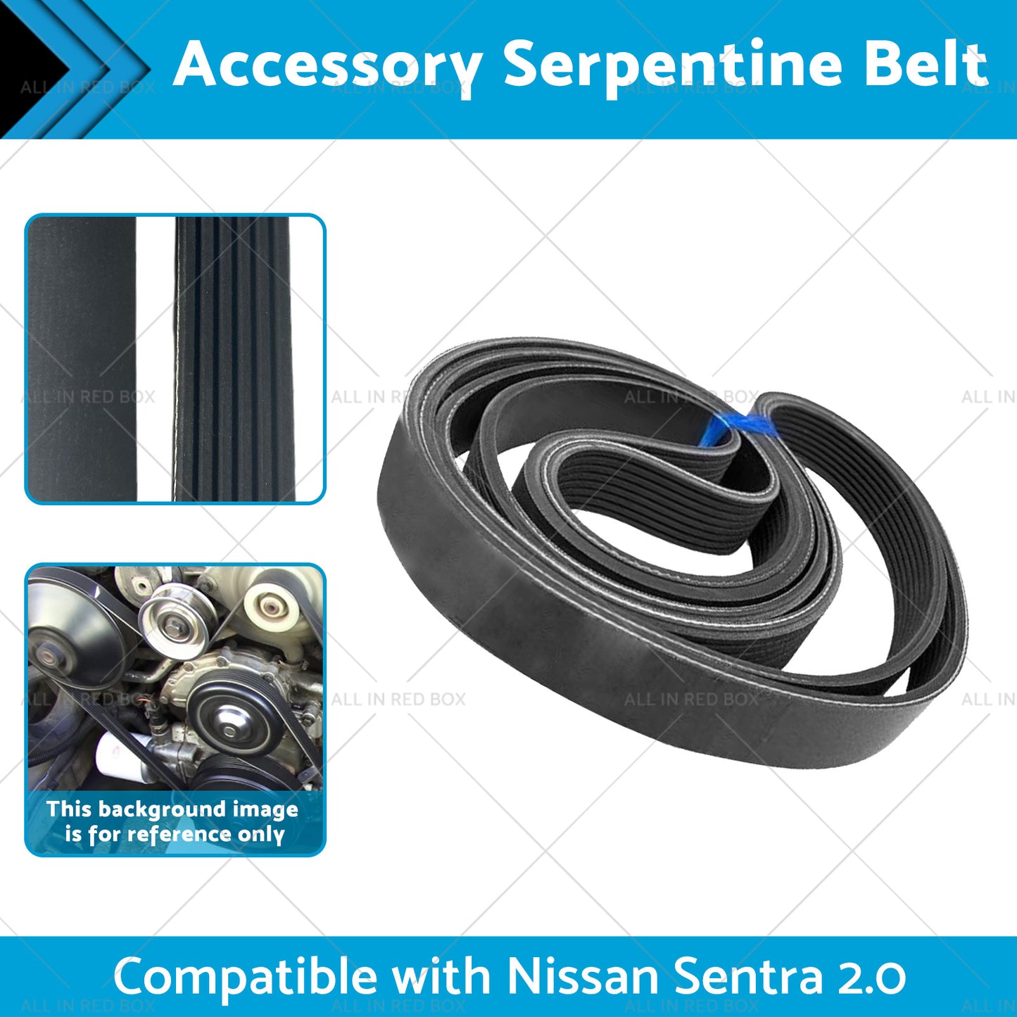 {{ 11720-ET00A Accessory Serpentine Belt Suitable for Nissan Sentra 2. 0 07-12 }} - Buy Car Parts Online at {{ Kaka Auto Parts }}.