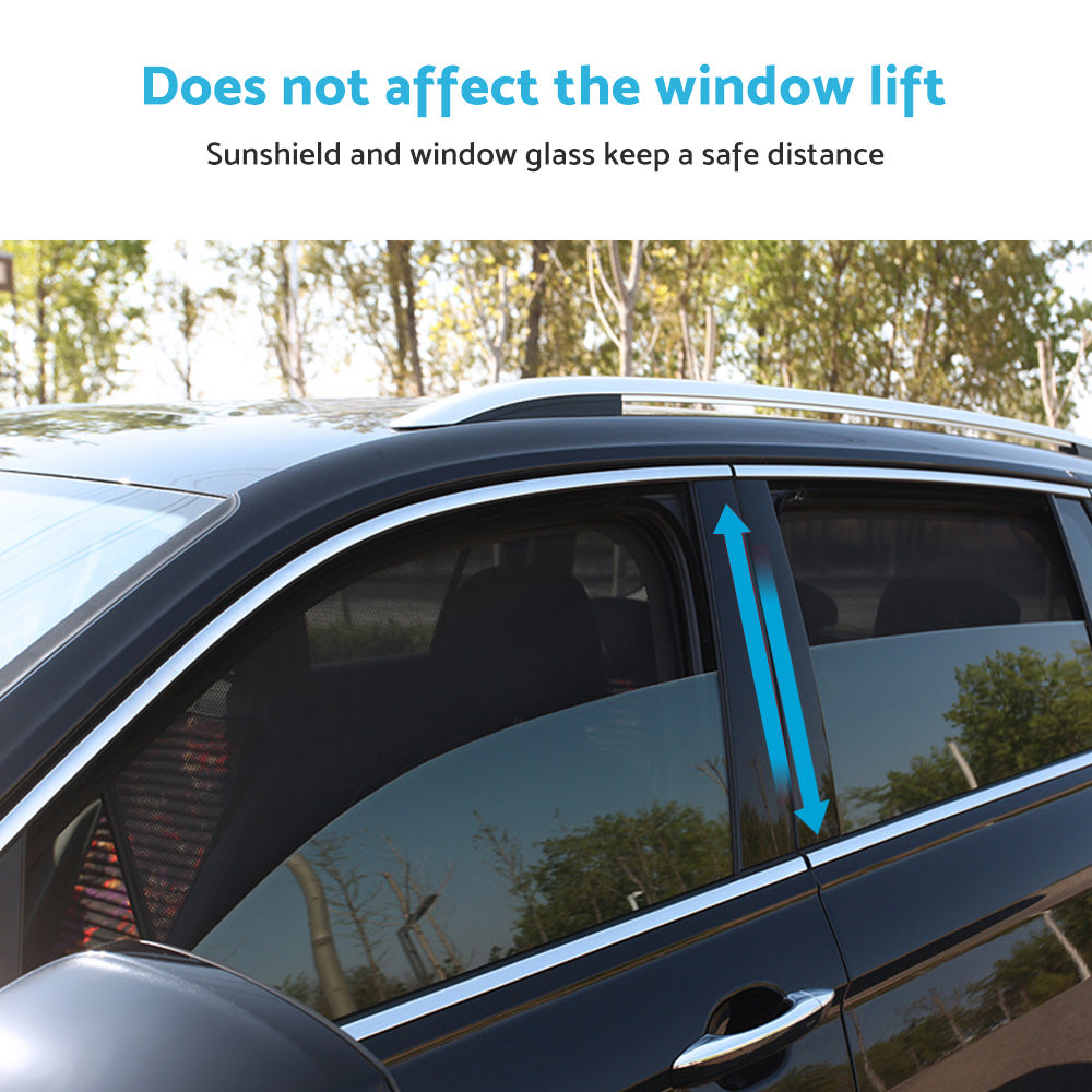 Magnetic Window Sun Shades 2x Suitable For Isuzu D-MAX 2nd Gen / Holden Colorado 2012-2020