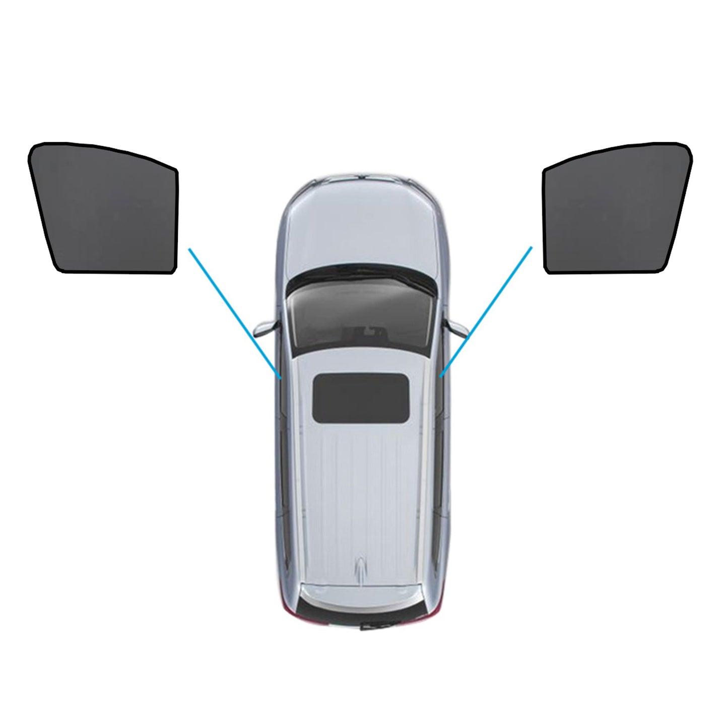 {{ Magnetic Car Window Sun Shades Suitable for Subaru XV/Impreza 2017-2023 }} - Buy Car Parts Online at {{ Kaka Auto Parts }}.