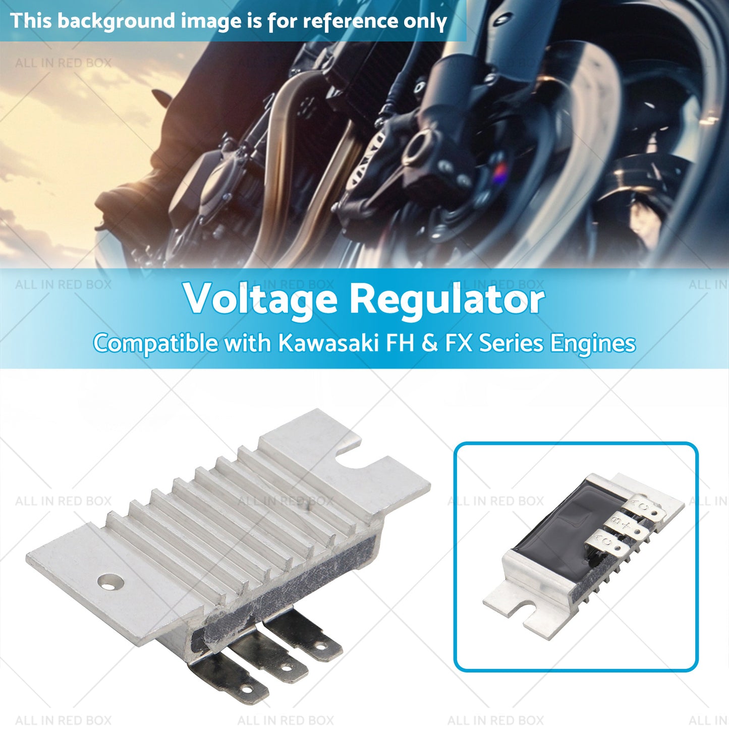 {{ 21066-7011 Voltage Regulator Suitable for Kawasaki FH and FX Series Engines }} - Buy Car Parts Online at {{ Kaka Auto Parts }}.