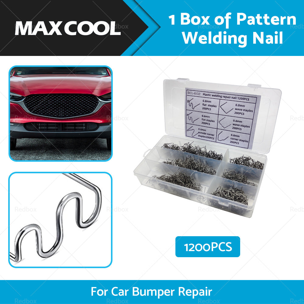 {{ 1200PCS Steel Hot Stapler Staples Repair Tools Kit For Plastic Welder Car Bumper }} - Buy Car Parts Online at {{ Kaka Auto Parts }}.
