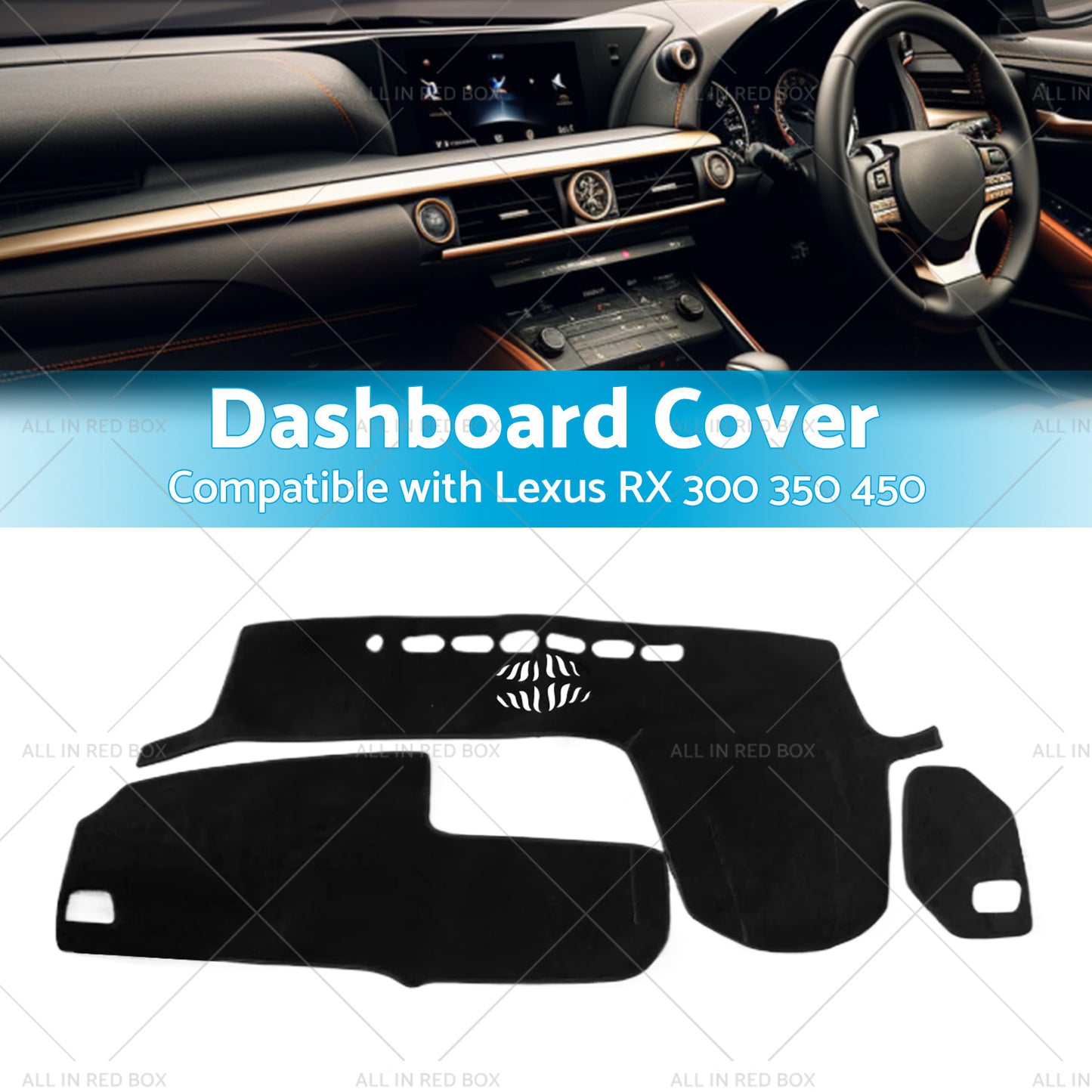 {{ Dash Mat Carpet Suitable for Lexus RX 2016-2019 300 350 450 Dashboard Cover }} - Buy Car Parts Online at {{ Kaka Auto Parts }}.