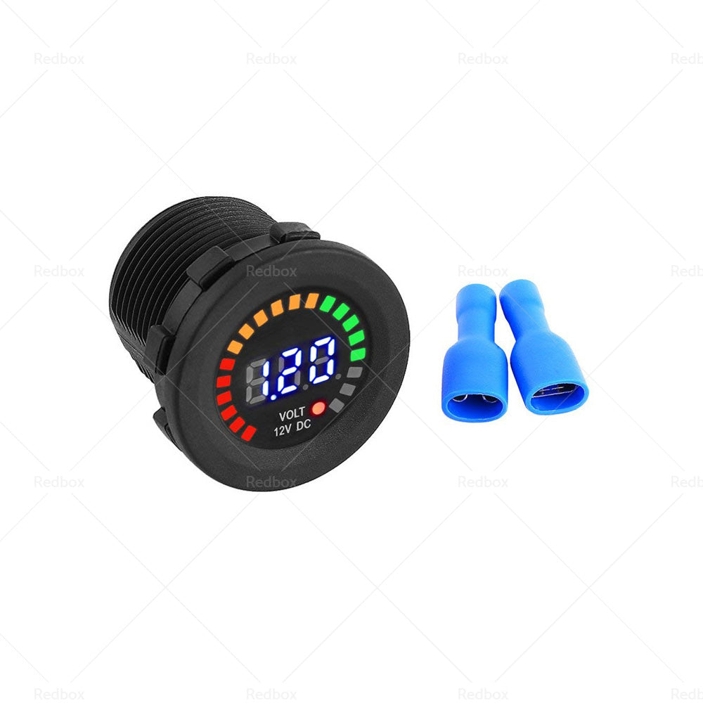 {{ Battery Volt Meter Monitor LED Digital DC 12V Car Boat Voltage Marine Gauge }} - Buy Car Parts Online at {{ Kaka Auto Parts }}.