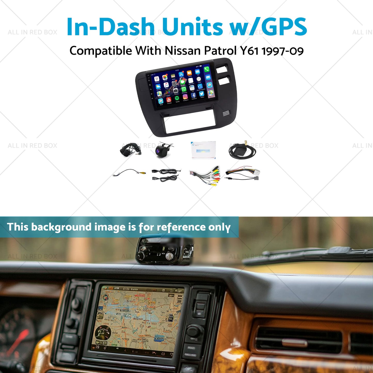 {{ 9in Multimedia Head Unit Suitable For Nissan Patrol 1997-2009 Right-Hand Drive }} - Buy Car Parts Online at {{ Kaka Auto Parts }}.