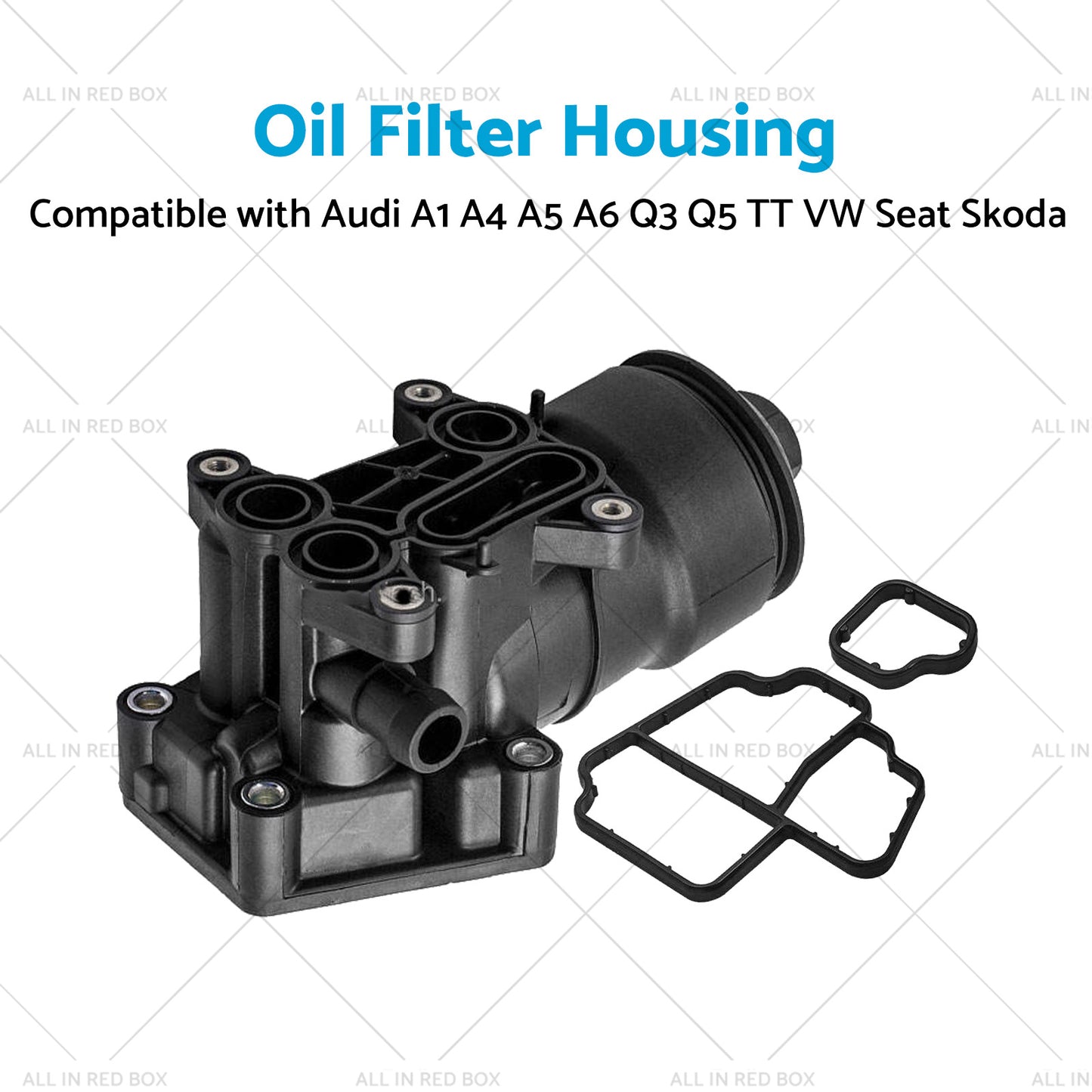 {{ Oil Filter Housing 03L115389H Suitable for VW Seat Skoda Audi A1 A4 A5 A6 Q3 Q5 }} - Buy Car Parts Online at {{ Kaka Auto Parts }}.