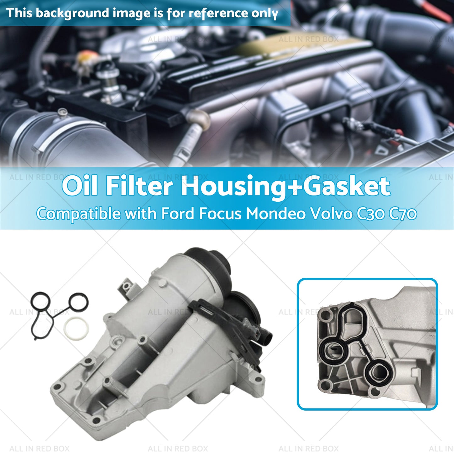{{ Valve Oil Trap Oil Filter Housing Suitable for Volvo C30 C70 V50 04-15 31338685 }} - Buy Car Parts Online at {{ Kaka Auto Parts }}.