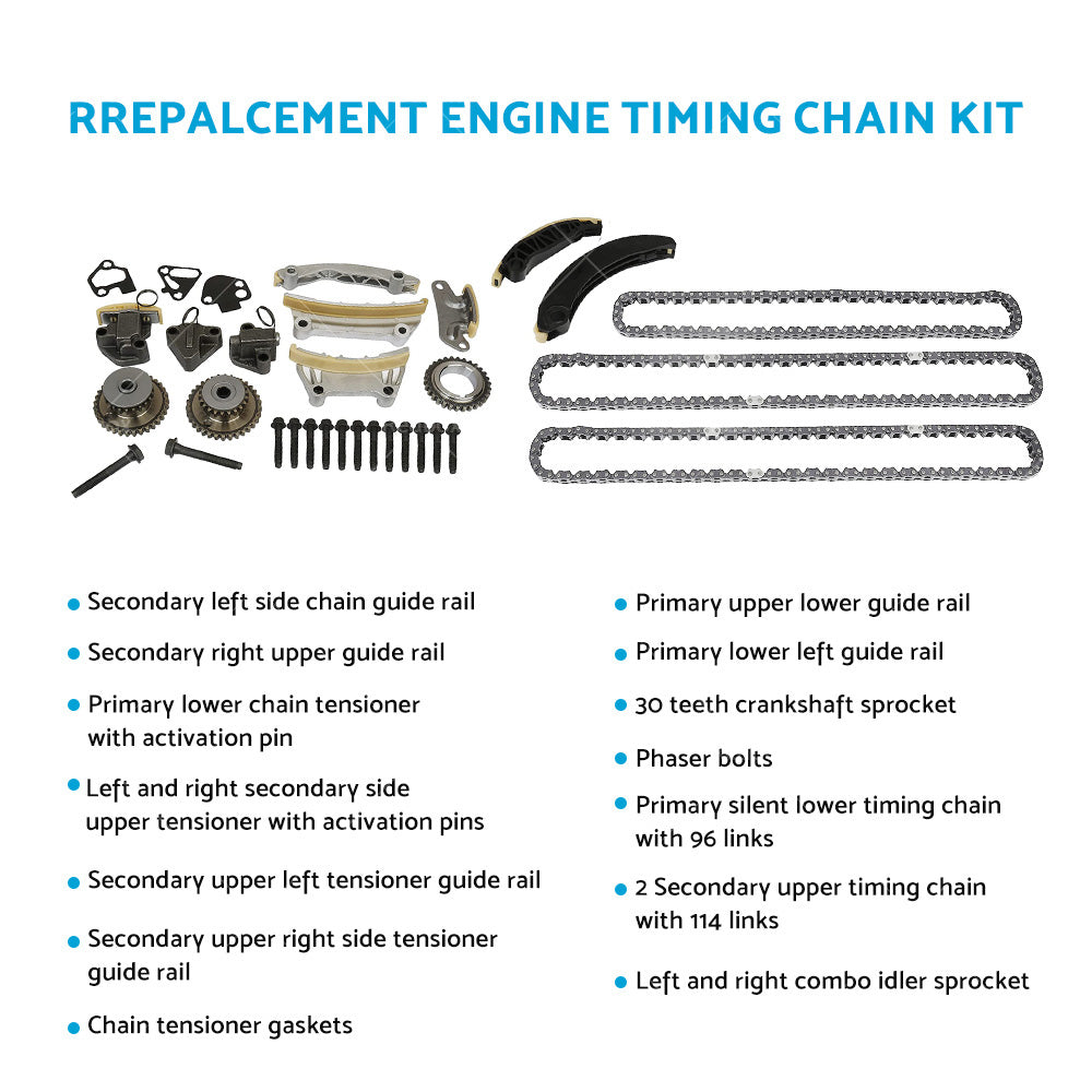 Timing Chain Kit and Gears fit for Holden Commodore VZ VE VF 3. 6L LY7 LE0 LW2 LWR