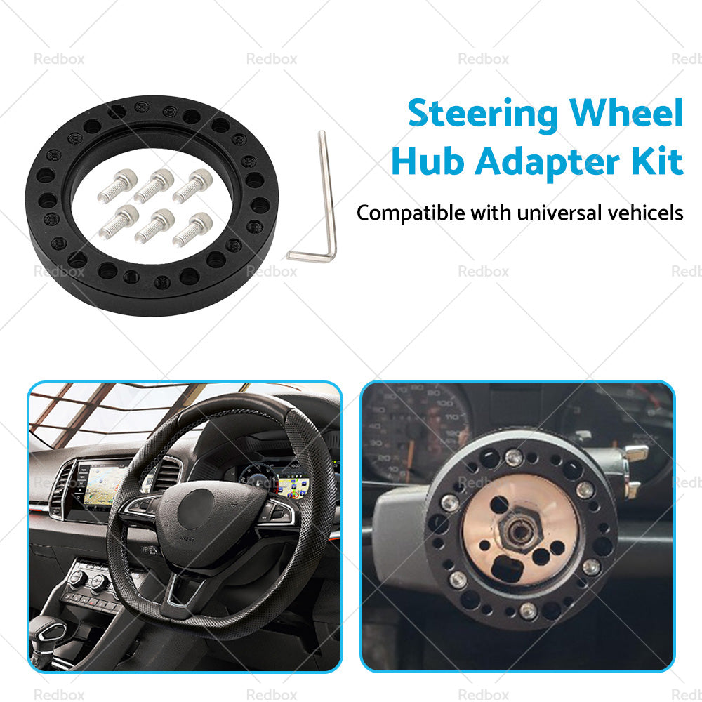 {{ Black Steering Wheel Hub Adapter Spacer Suitable For MOMO to NARDI Quick Release }} - Buy Car Parts Online at {{ Kaka Auto Parts }}.