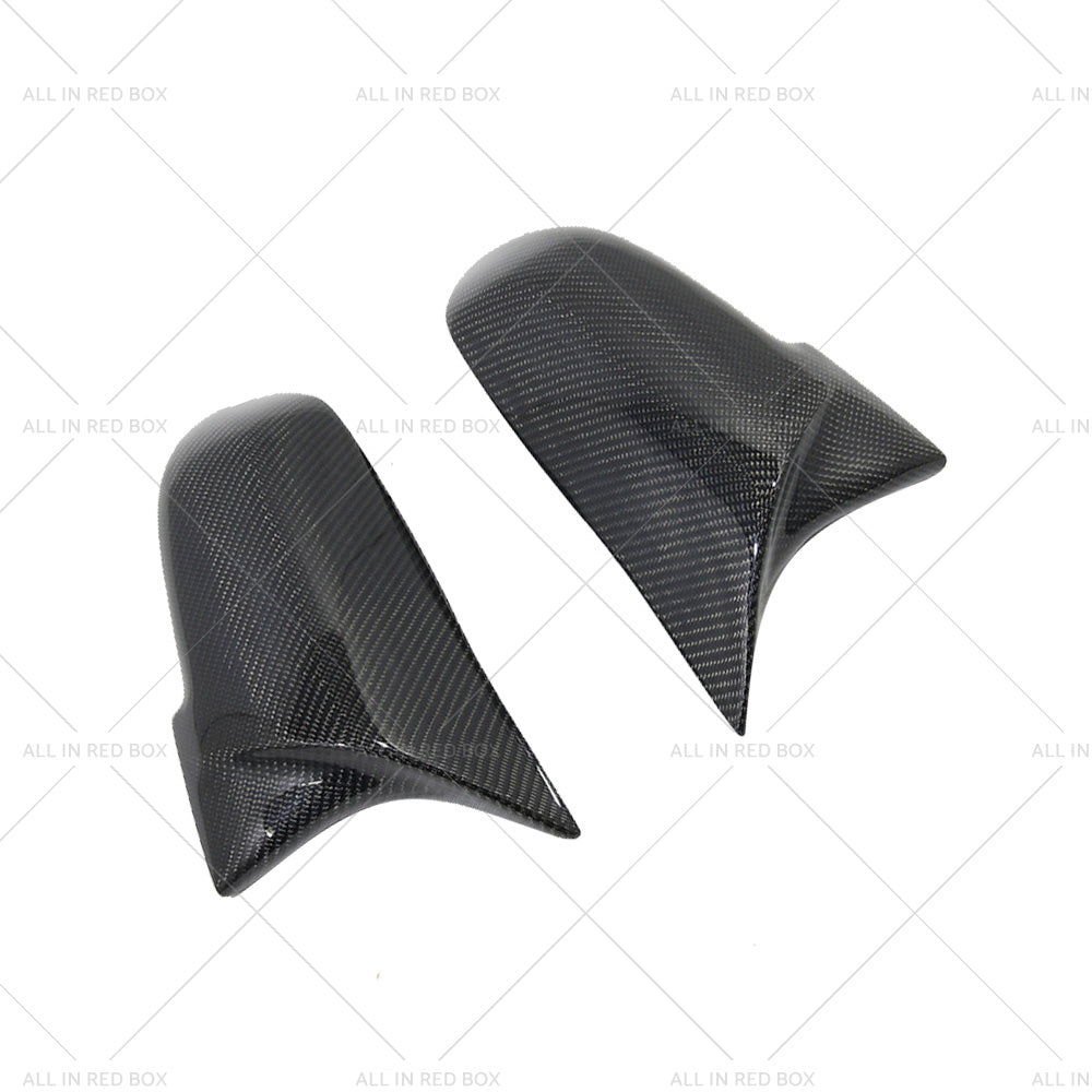 {{ Carbon Fibre Side Mirror Cover Caps Suitable for BMW F20 F21 F22 Series 1 2 3 4 }} - Buy Car Parts Online at {{ Kaka Auto Parts }}.