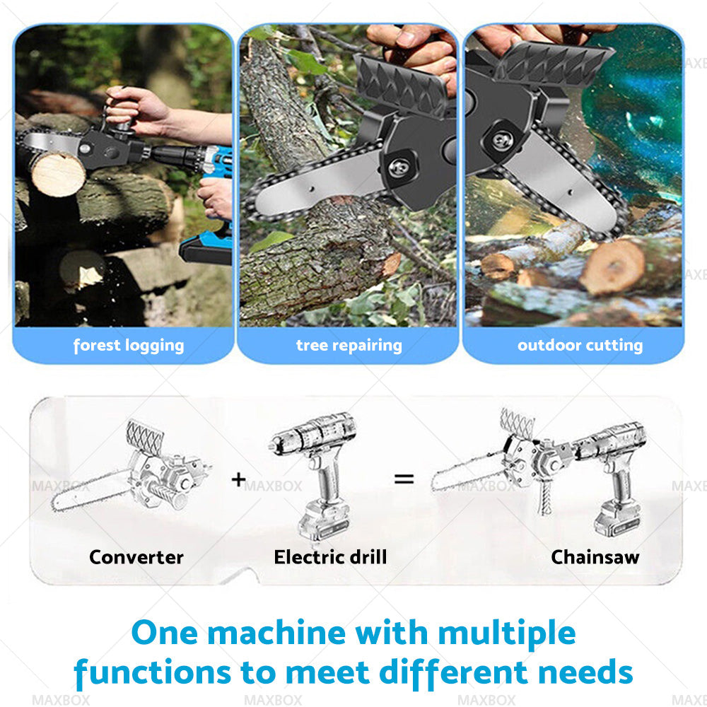 6 inch Electric Drill Converter To Chain Saw Wrench Chain for Three-jaw Collet Drill