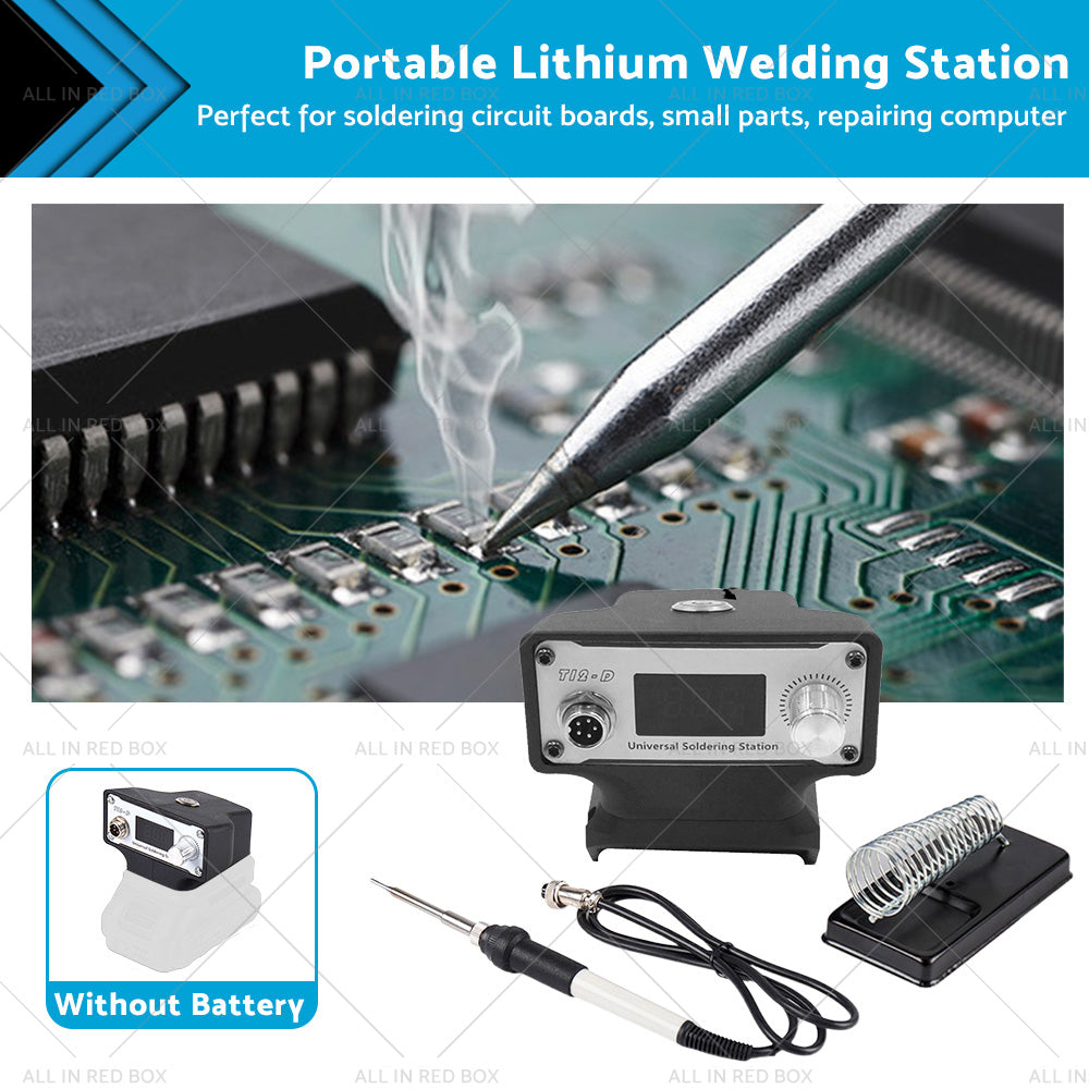 Portable Cordless Soldering Iron Station Welding Tool for Makita Battery