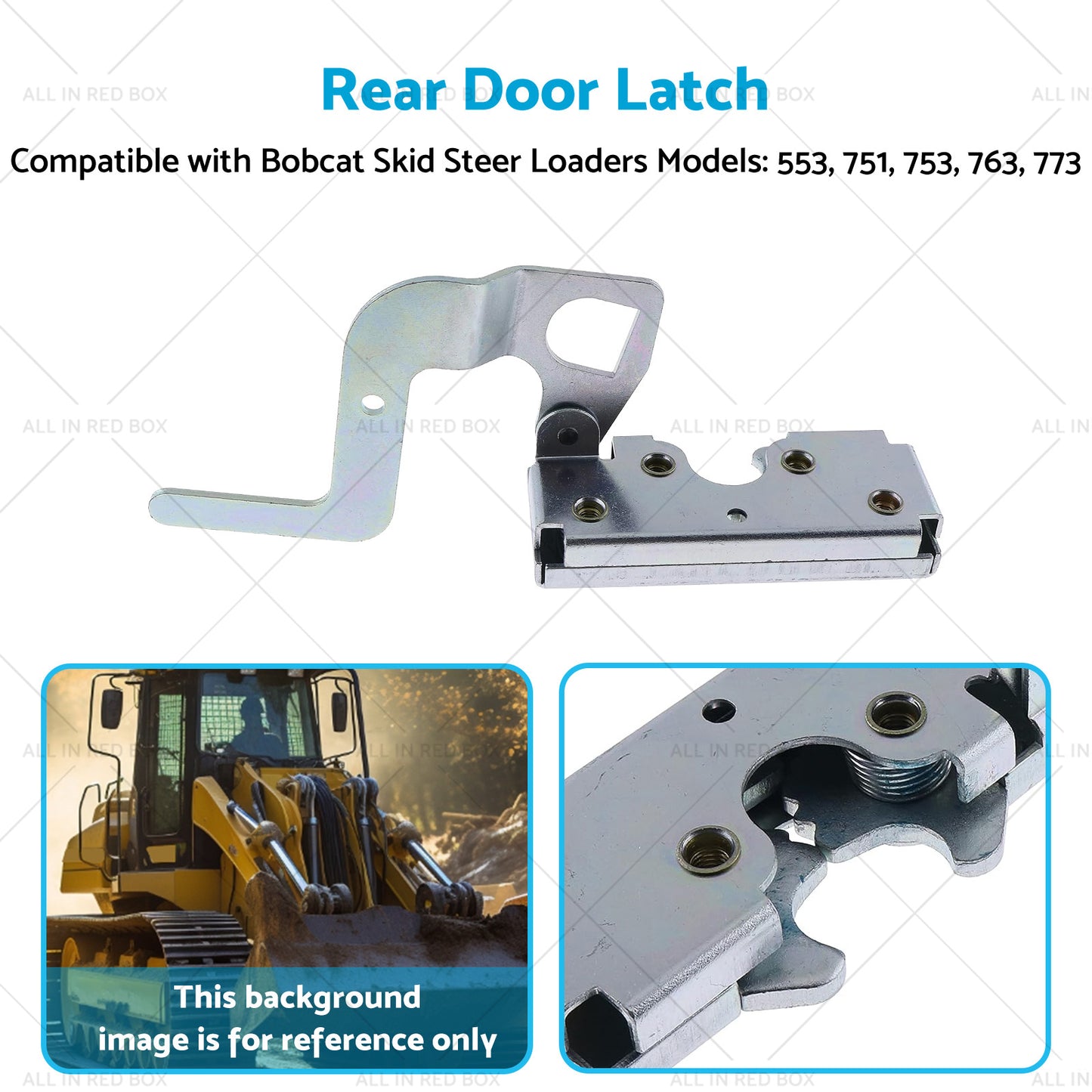 {{ Suitable for Bobcat Rear Engine Door Latch Handle Clasp 6670867 553 751 753 763 }} - Buy Car Parts Online at {{ Kaka Auto Parts }}.