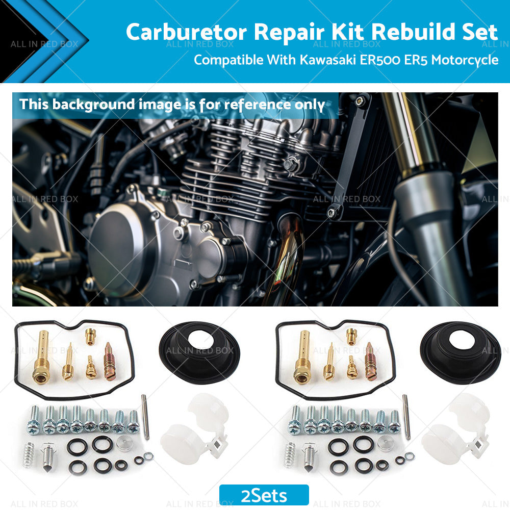 Carburetor Repair Rebuild Kit Suitable For Kawasaki ER500 ER5 1998-2005