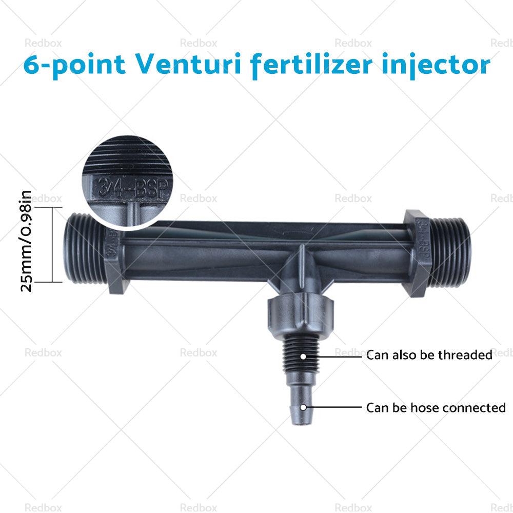 1/2 3/4 Irrigation Venturi Fertilizer Kit Injector Water Tube Switch Filter