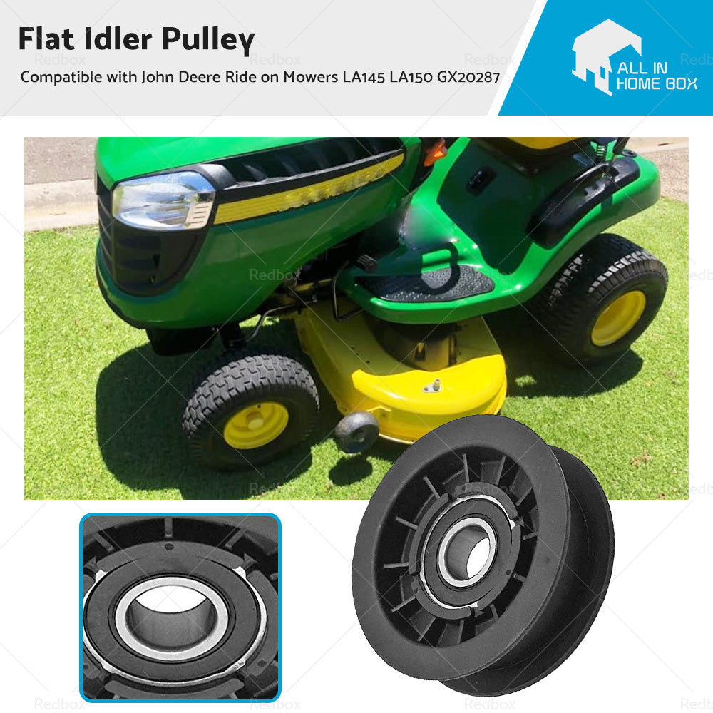 Flat Idler Pulley Suitable For John Deere Ride on Mowers LA145 LA150 GX20287