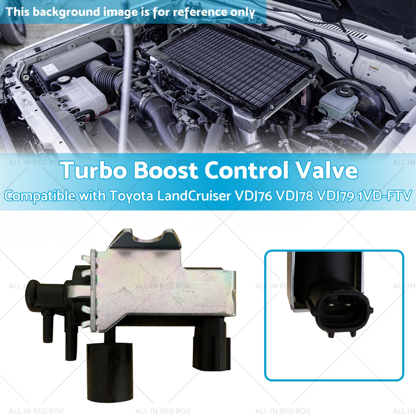 {{ Turbo Boost Control Valve Suitable For LandCruiser VDJ76 VDJ78 VDJ79 25850-51010 }} - Buy Car Parts Online at {{ Kaka Auto Parts }}.