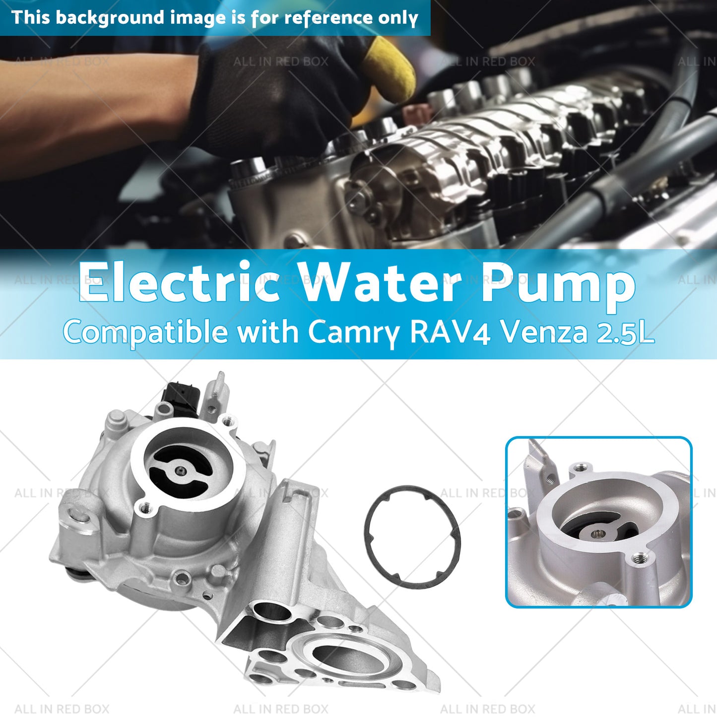 {{ Electric Water Pump 16032-F0011 Suitable for Camry RAV4 Venza 2. 5L 18-23 }} - Buy Car Parts Online at {{ Kaka Auto Parts }}.