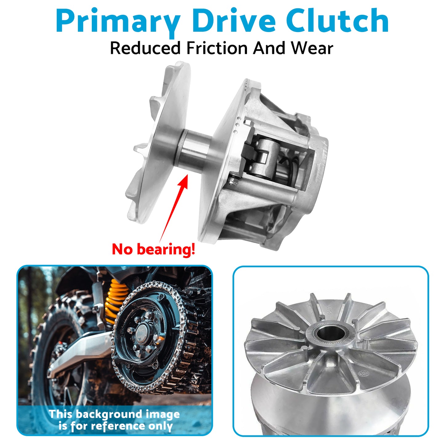 Primary Drive Clutch Suitable for Polaris ACE 500 570 Ranger 500 570 1323255