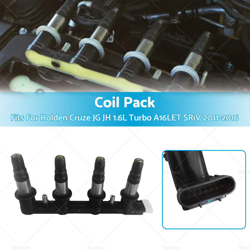 Ignition Coil Pack Fit For Holden Cruze JG JH 1. 6L Turbo A16LET SRiV 2011-2016