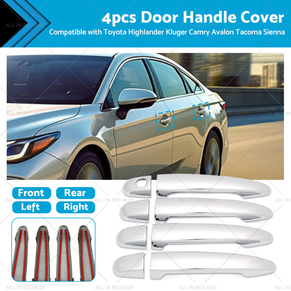 {{ 4PCS Door Handle Cover Suitable For Toyota Highlander Kluger Camry Avalon Tacoma }} - Buy Car Parts Online at {{ Kaka Auto Parts }}.
