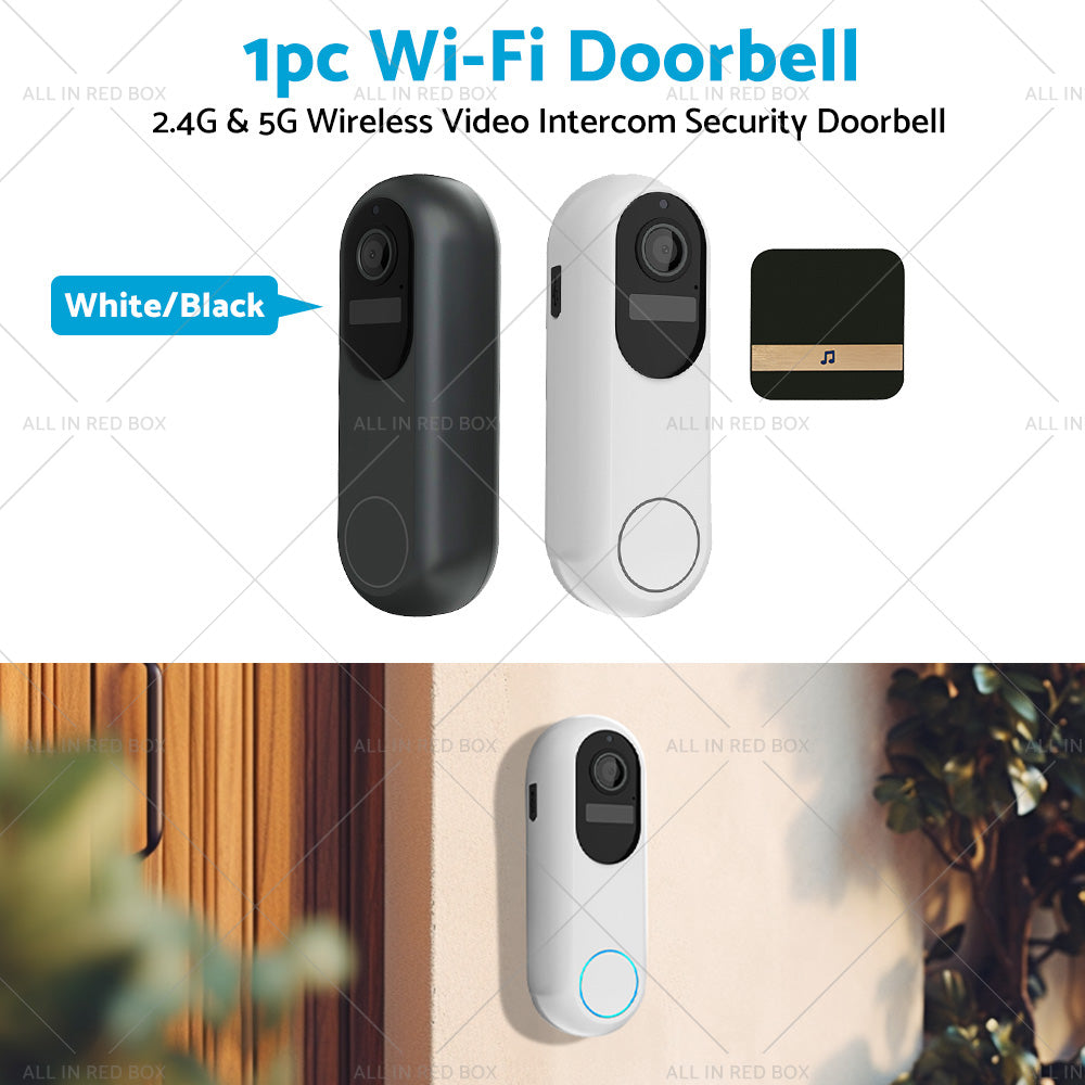 1080P WIFI Doorbell 2. 4G and 5G Wireless Video Intercom Security Door Camera