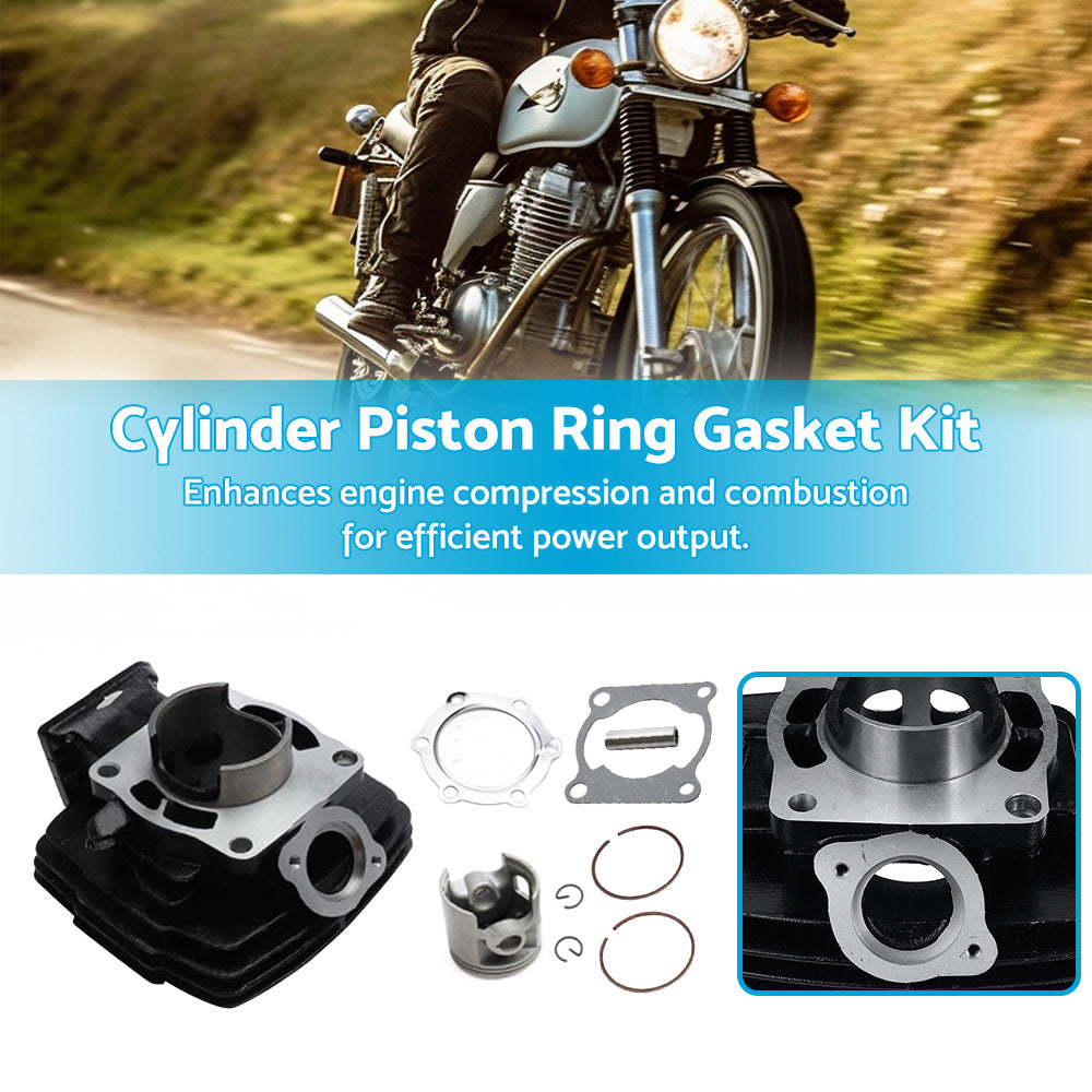 {{ Cylinder Piston Ring Gasket Kit Suitable For Yamaha DT175 MX175 F G H 1978-2014 }} - Buy Car Parts Online at {{ Kaka Auto Parts }}.