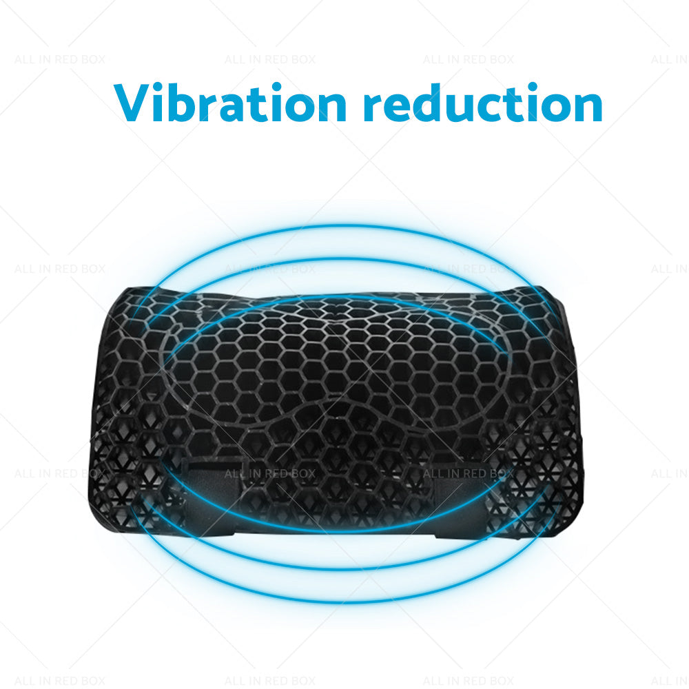 Motorcycle Seat Cushion Comfort Gel Pillow Pad Cover Motorbike Pressure Relief