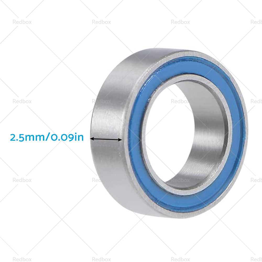 1/10x 5x8x2. 5mm Bearings PTFE Rubber Seals RC 2728 4606 5114 1213 B020 MR85-2RS