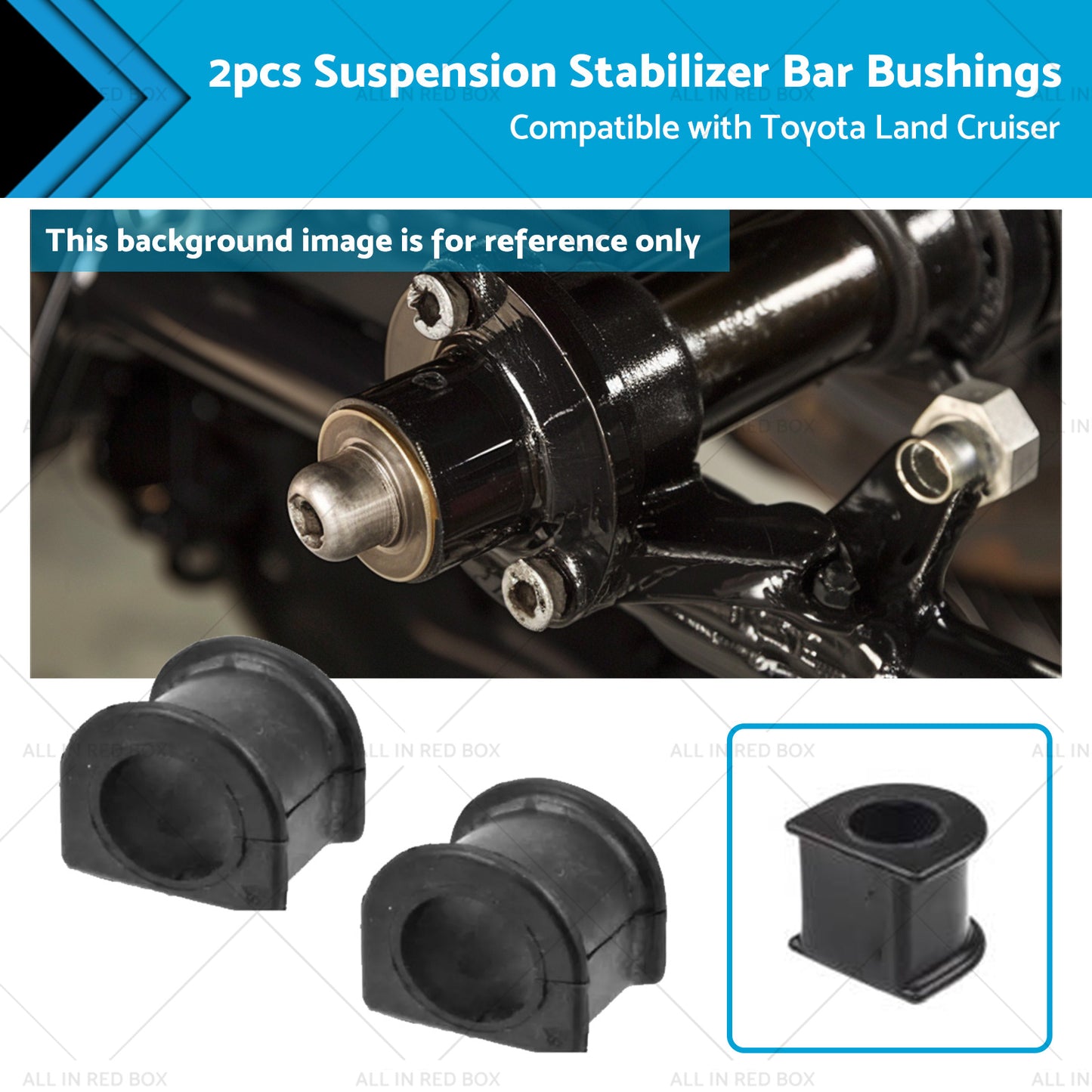 {{ 2PCS Suspension Stabilizer Bar Bushings Suitable for Toyota Land Cruiser 93-97 }} - Buy Car Parts Online at {{ Kaka Auto Parts }}.