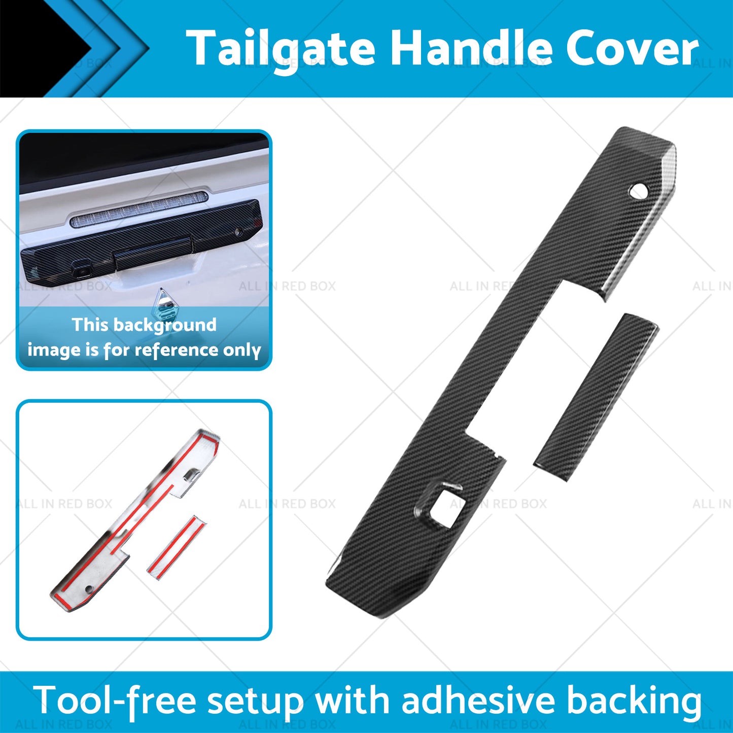 {{ Rear Tail Gate Tailgate Handle Cover Suitable For Mitsubishi Triton L200 23-25 }} - Buy Car Parts Online at {{ Kaka Auto Parts }}.