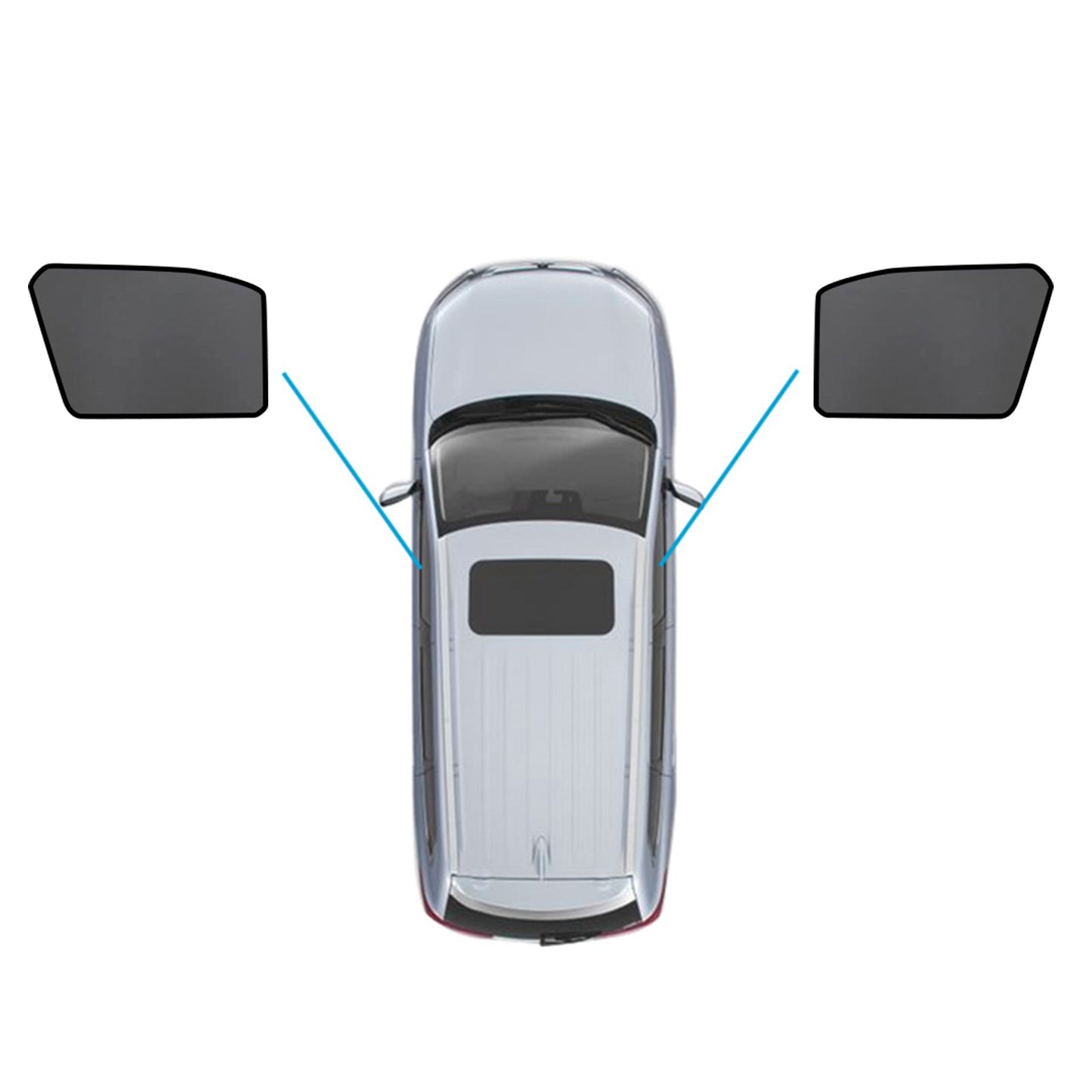 {{ Car Window Magnetic Mesh Sun Blind Shades Suitable for Mitsubishi ASX 2010-2025 }} - Buy Car Parts Online at {{ Kaka Auto Parts }}.