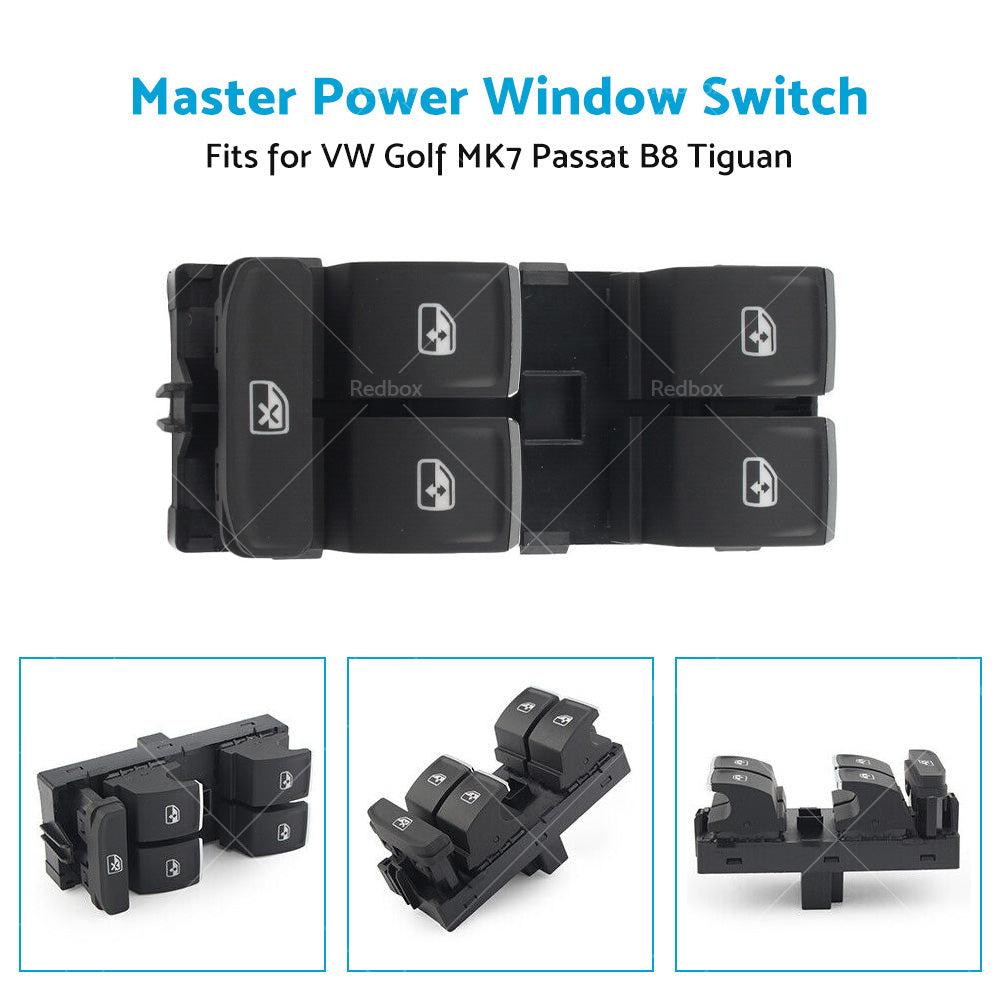{{ 5G0959857C Master Power Window Control Switch for VW Golf MK7 Passat B8 Tiguan }} - Buy Car Parts Online at {{ Kaka Auto Parts }}.