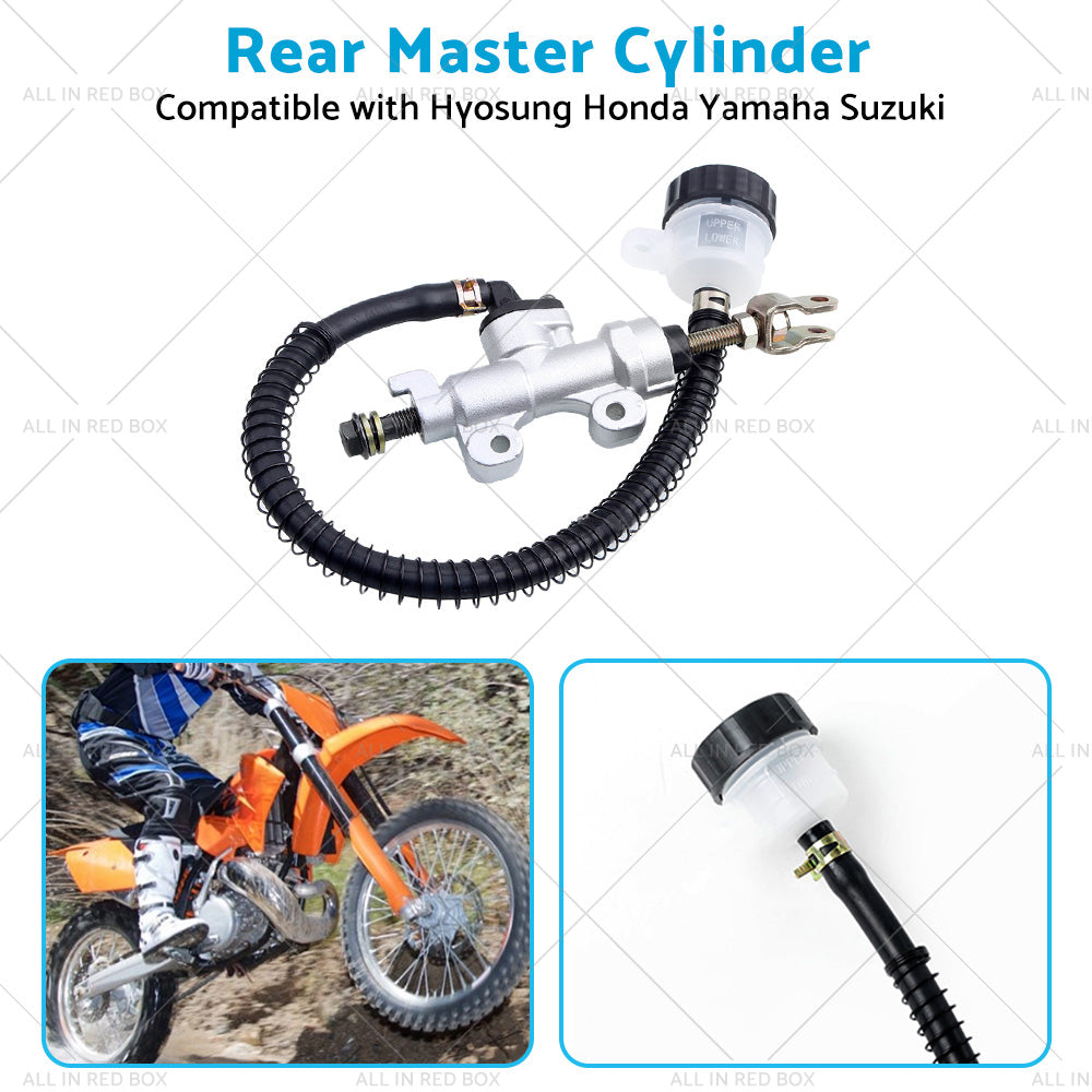 {{ Rear Foot Brake Master Cylinder Pump Reservoir Suitable for Honda Yamaha Suzuki }} - Buy Car Parts Online at {{ Kaka Auto Parts }}.