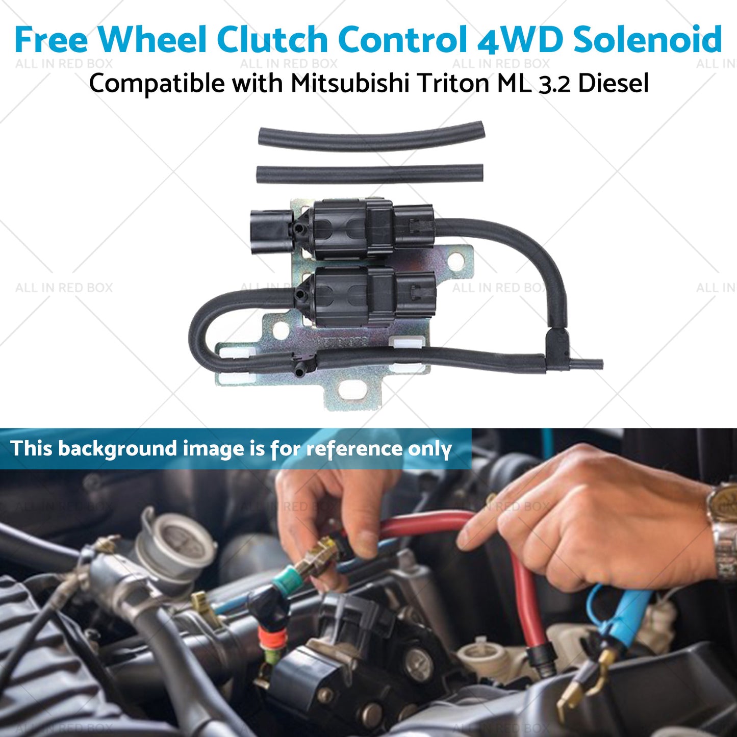 1x Free Wheel Clutch Control 4WD Solenoid Suitable For Mitsubishi Triton ML 3. 2
