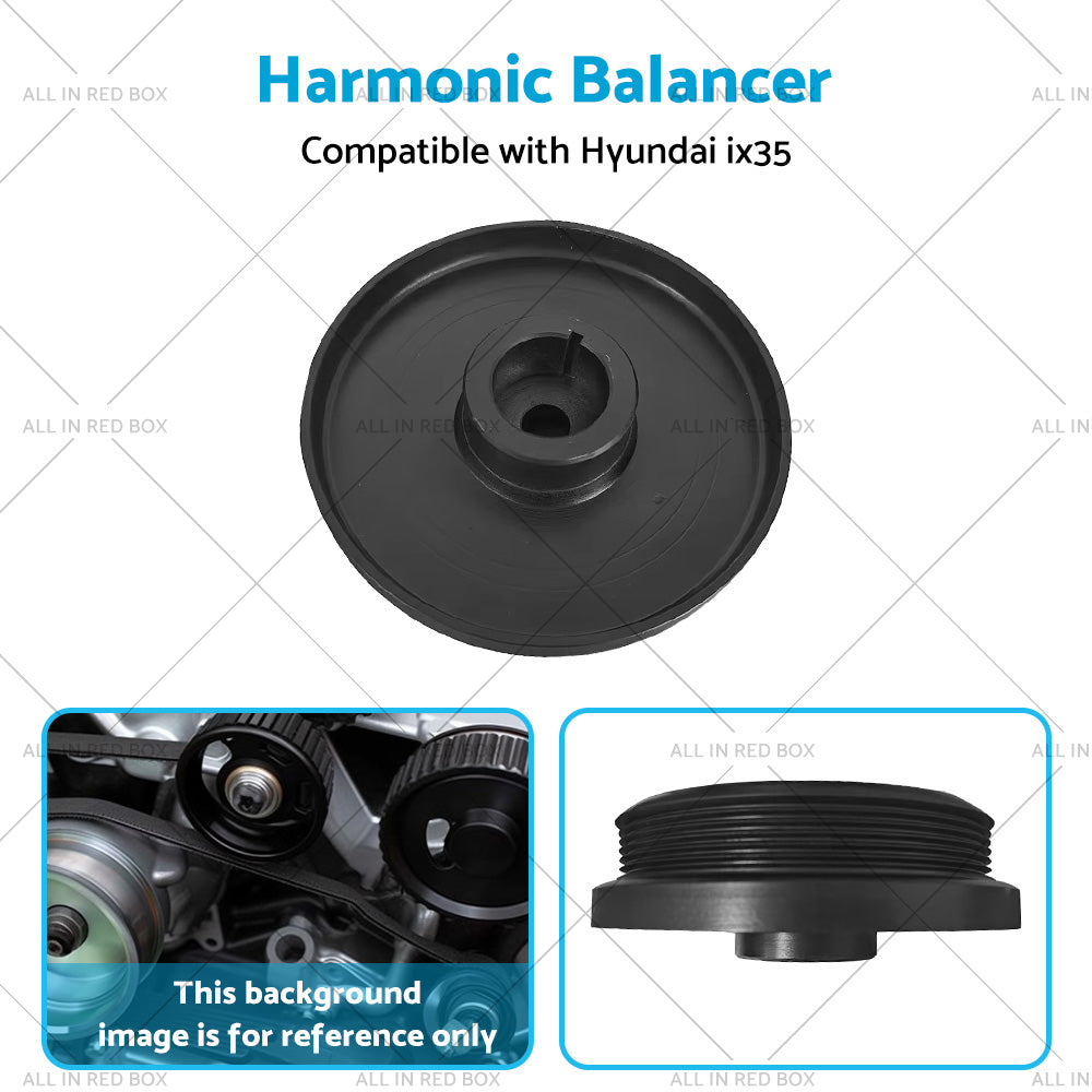 {{ Harmonic Balancer Damper Pulley Suitable For Hyundai ix35 LM 2. 0L Diesel 2010-on }} - Buy Car Parts Online at {{ Kaka Auto Parts }}.