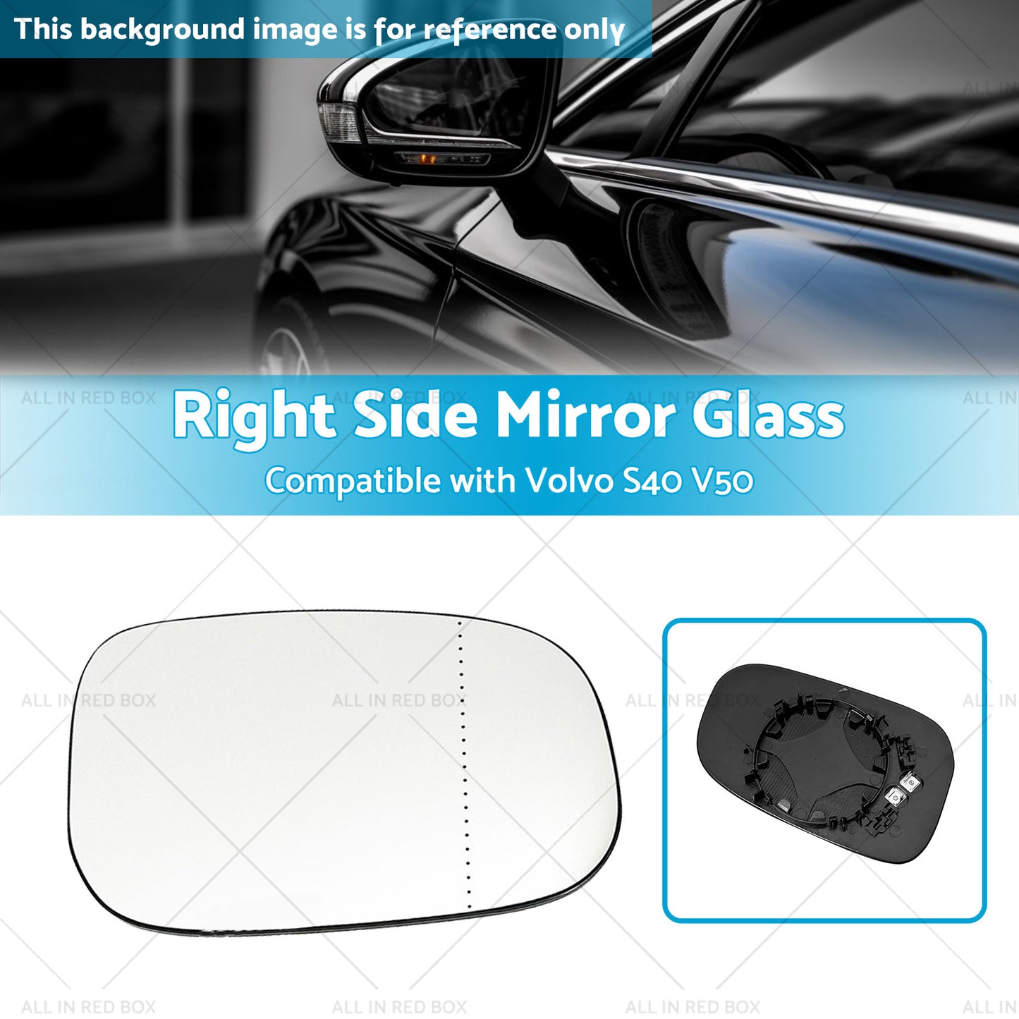 {{ Right Side Mirror Glass Suitablefor Volvo S40 M V50 T5 04-12 Large Blinker Type? }} - Buy Car Parts Online at {{ Kaka Auto Parts }}.