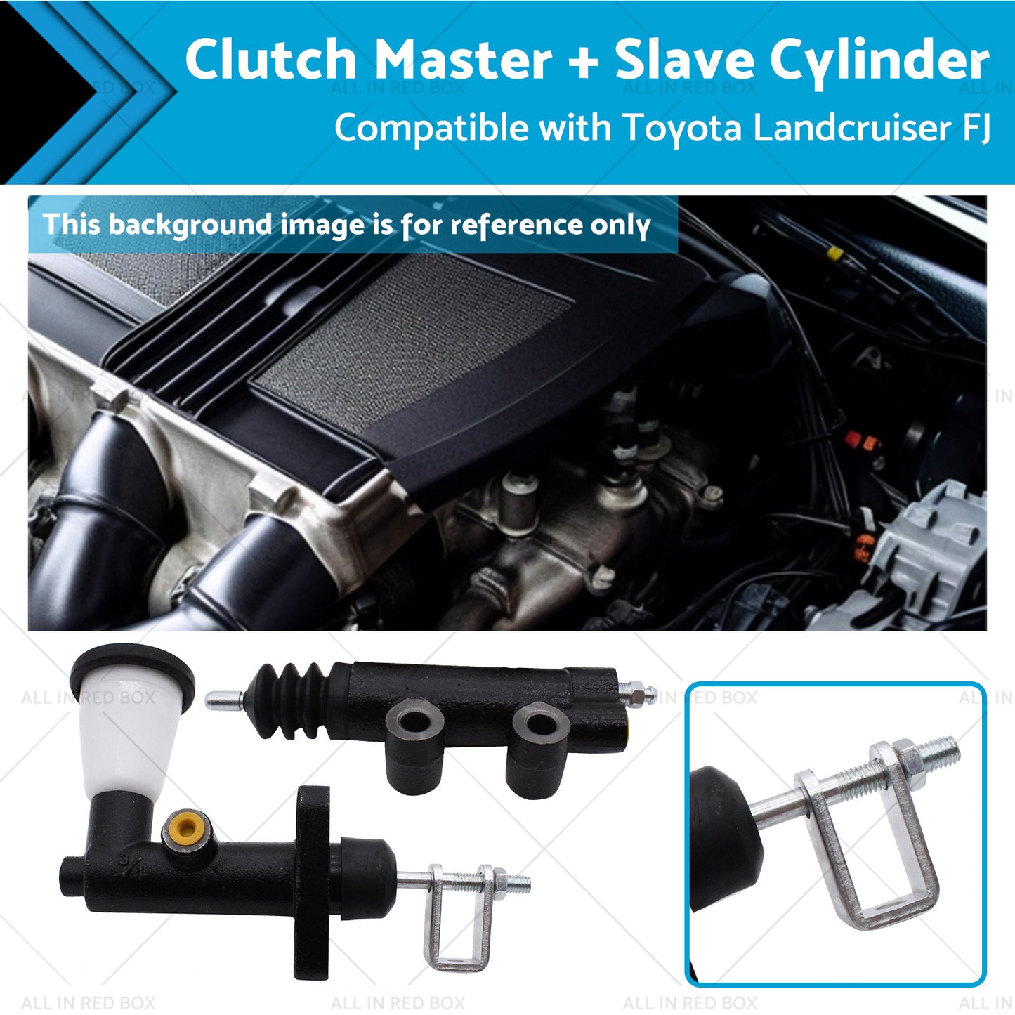 {{ Clutch Master Slave Cylinder Suitable for Toyota Landcruiser FJ40 45 55 75-80 }} - Buy Car Parts Online at {{ Kaka Auto Parts }}.