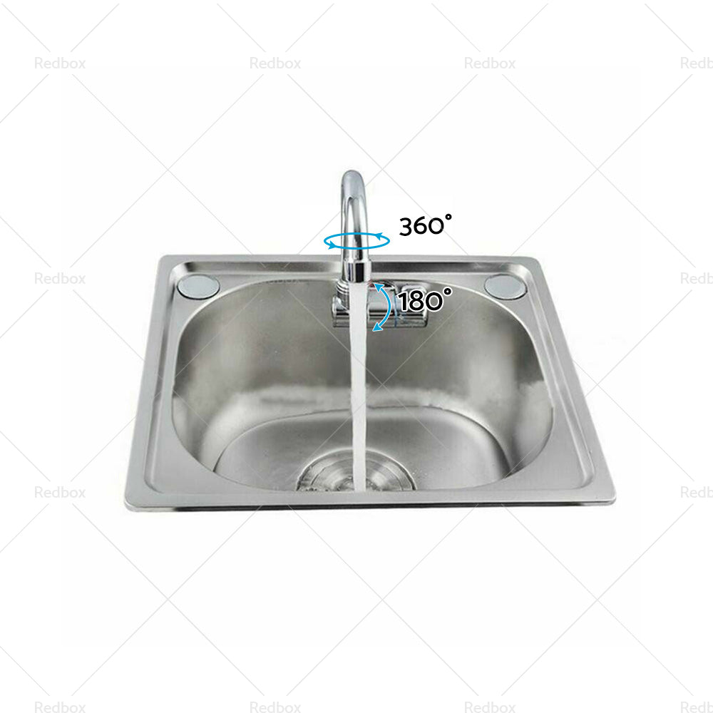 {{ For RV Motorhome Faucet Single Cold Water Tap 360 Degree Rotation 1 or 2in Mounting }} - Buy Car Parts Online at {{ Kaka Auto Parts }}.