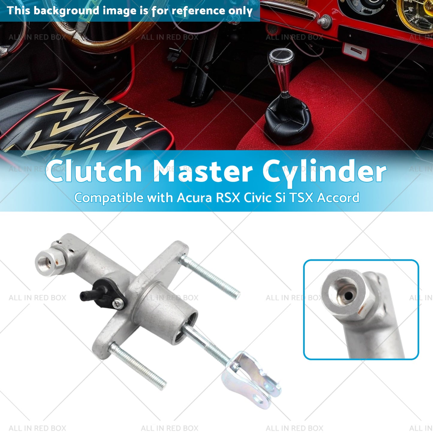 {{ Clutch Master Cylinder Suitable for Acura RSX Civic Si 2. 0L TSX Accord 2. 4L 3. 0L }} - Buy Car Parts Online at {{ Kaka Auto Parts }}.