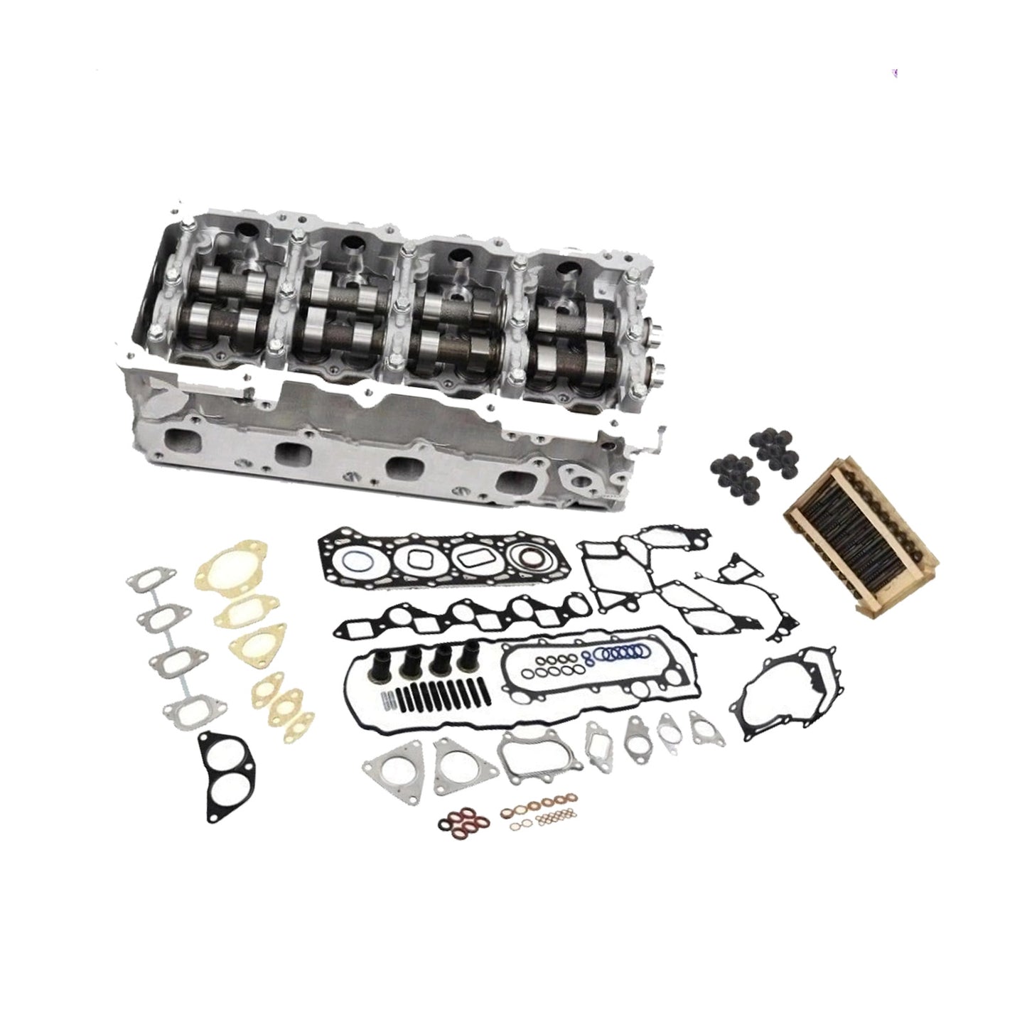 Assembled Cylinder Head & Gasket & Bolt Set Suitable for Navara D22 Patrol Y61