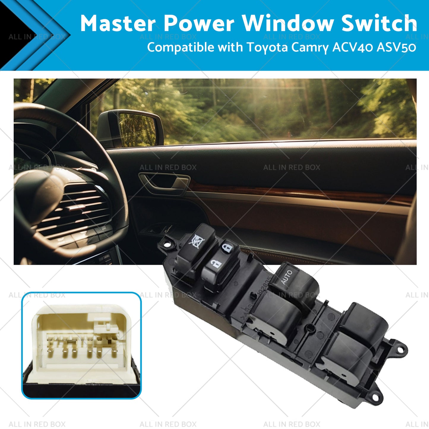 {{ 8482006090 Master Power Window Switch Suitablefor Toyota Camry ACV40 ASV50 Yaris }} - Buy Car Parts Online at {{ Kaka Auto Parts }}.
