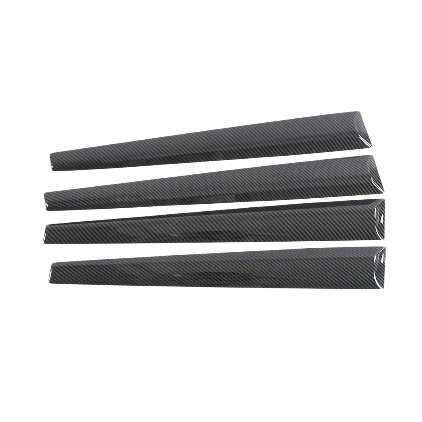 4X Carbon ABS Interior Door Panel Cover Trim Suitable For Toyota Hilux 2015-2021