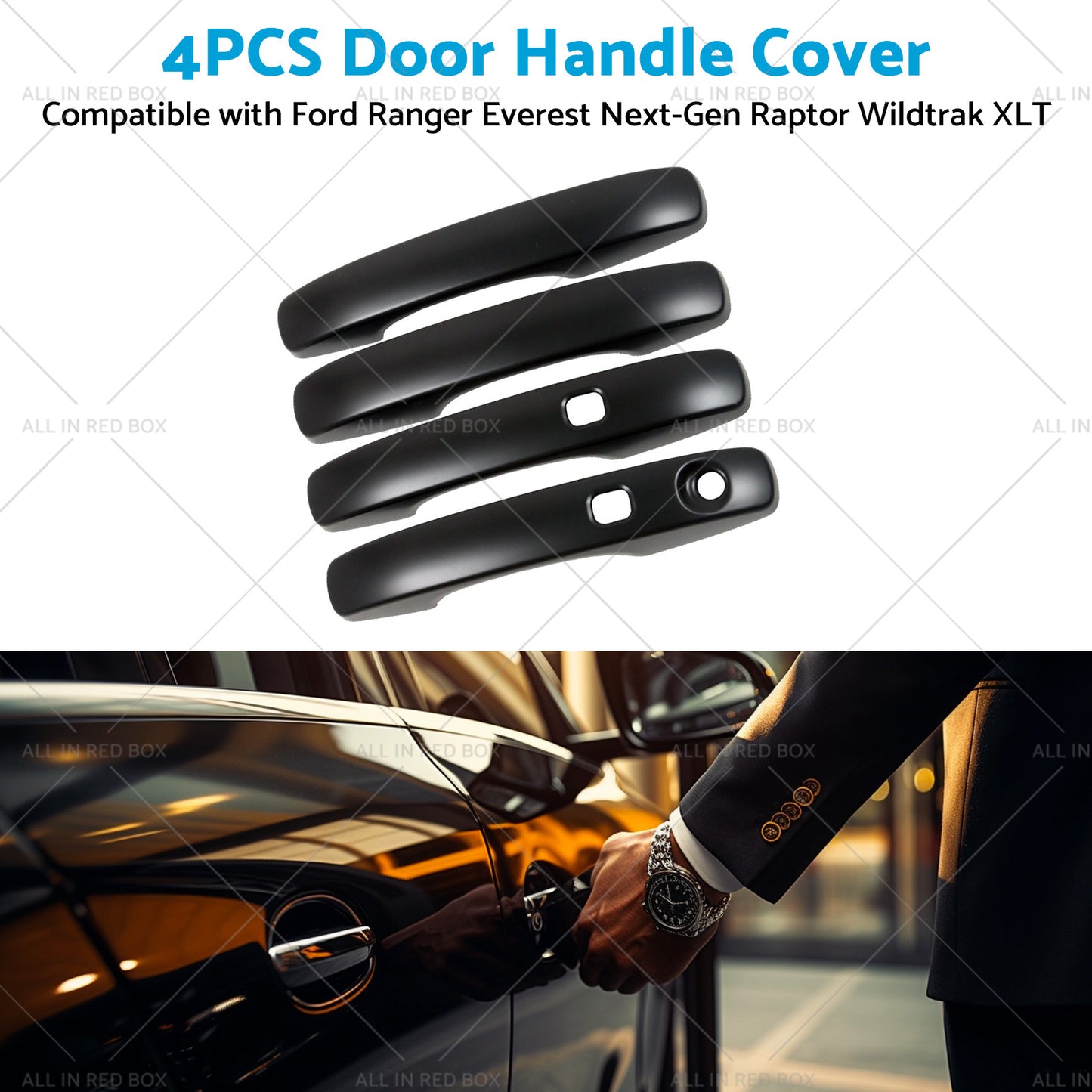 {{ 4PCS Door Handle Cover Protector to Suitable for VW Volkswagen Amarok 2023 }} - Buy Car Parts Online at {{ Kaka Auto Parts }}.