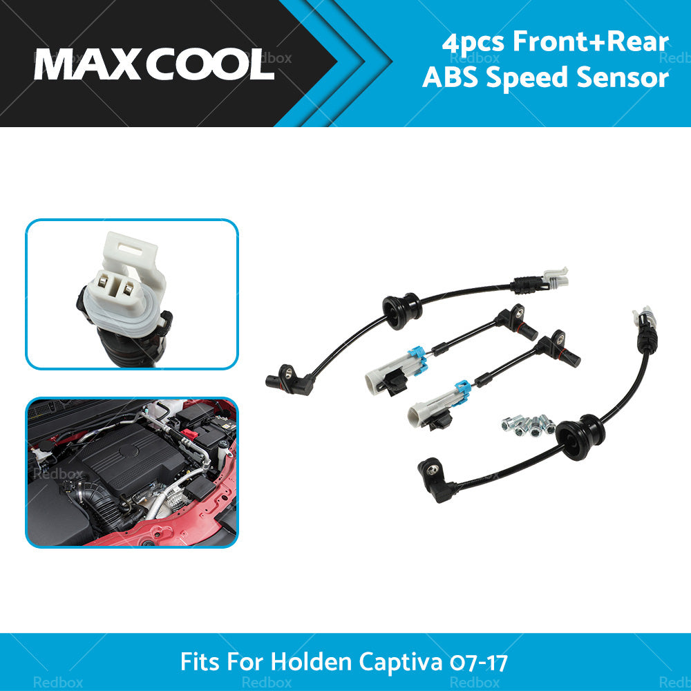 {{ 4pcs ABS Speed Sensor Front Rear Fits For Holden Captiva 07-17 96626080 96626078 }} - Buy Car Parts Online at {{ Kaka Auto Parts }}.