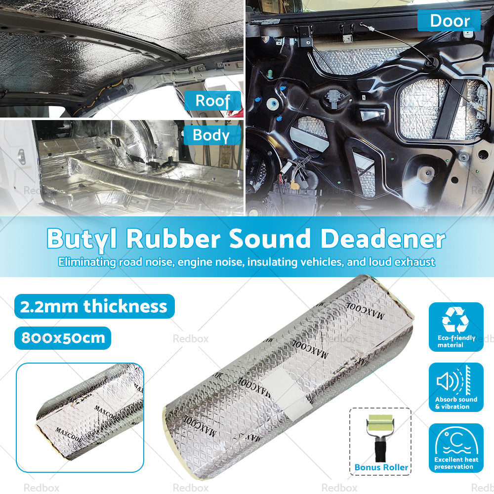 Car Butyl Rubber Sound Deadener Proofing Roll Insulation Self Adhesive