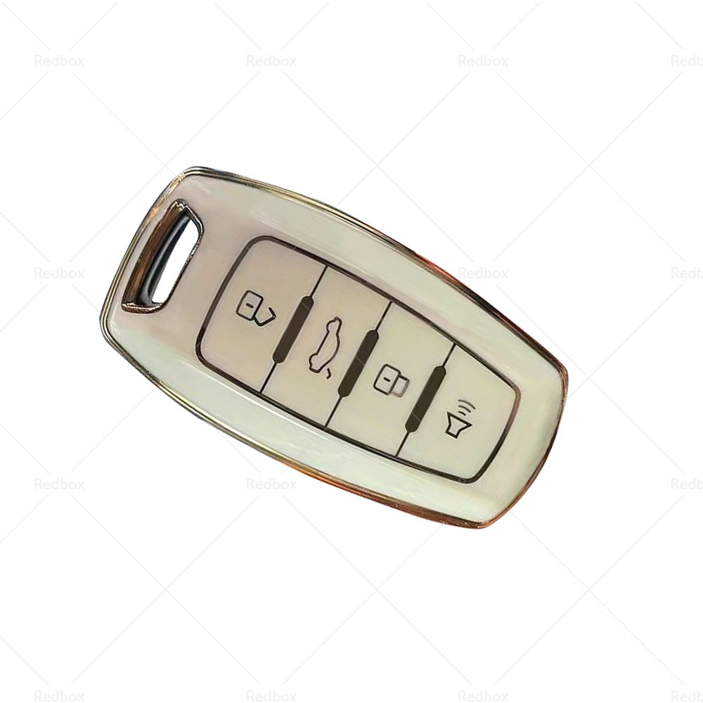Beige TPU Remote Key Fob Case Cover Fit For Great Wall Haval Hover H1 H4 H6 H7 9